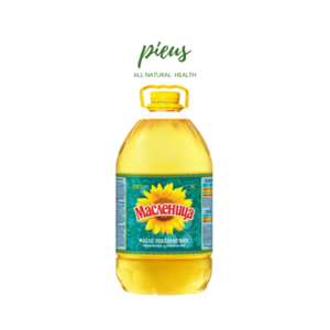 Dầu hướng dương tinh luyện hạng nhất | Refined Deodorised Sunflower Oil First class Maslenitsa 5 Lit