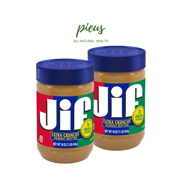 Bơ đậu phộng hạt | Extra Crunchy Peanut Butter Jif 454g – Bơ phết ăn kiêng, eatclean nhập khẩu Mỹ