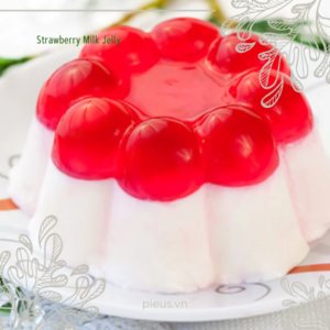 Bột Thạch Rau Câu Hương Dâu | Crystal Jelly Strawberry Dr.Oetker Nona 90g