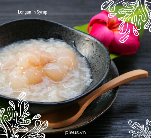 Trái Nhãn ngâm đường | Longan in Syrup Aroy-D 565g